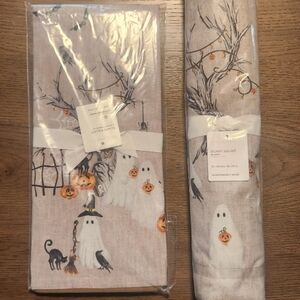 Pottery Barn Halloween Scary Squad Kitchen Linens